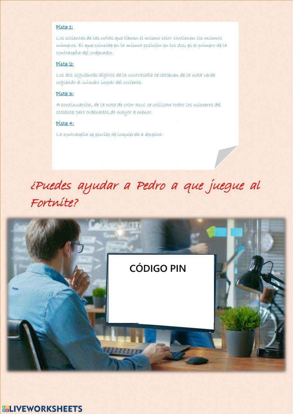 Cálculo matemático-División sin resta