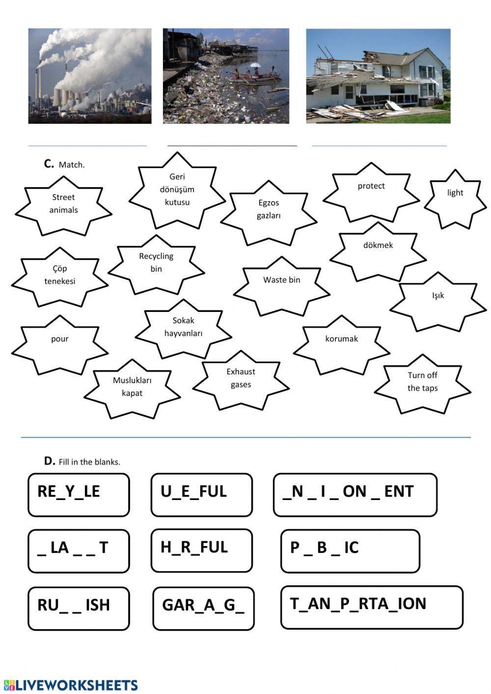6.sınıf 9.ünite çalışma kağıdı 