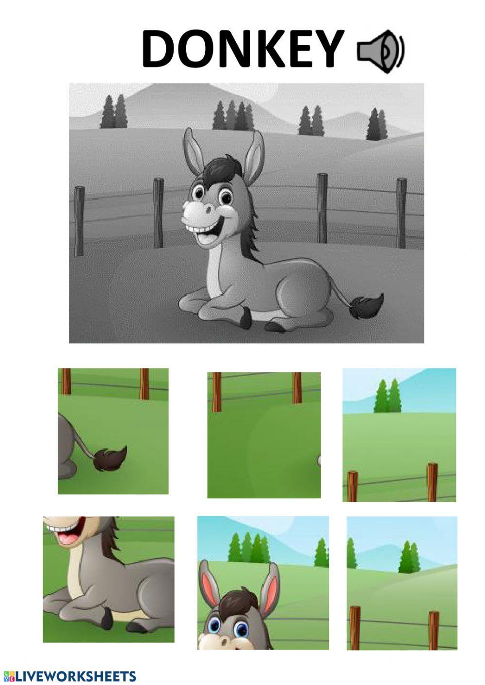 Donkey puzzle