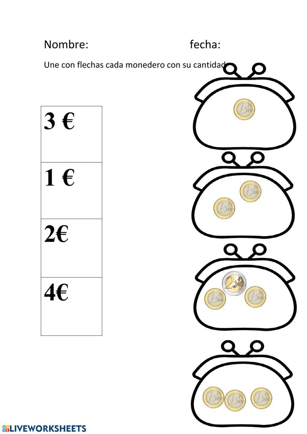 Monedas 1 y 2 euros