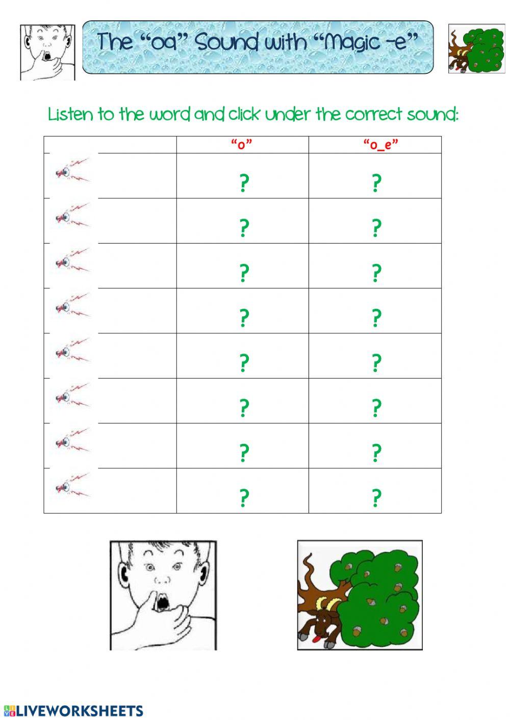 The -oa- Sound with -Magic -e-