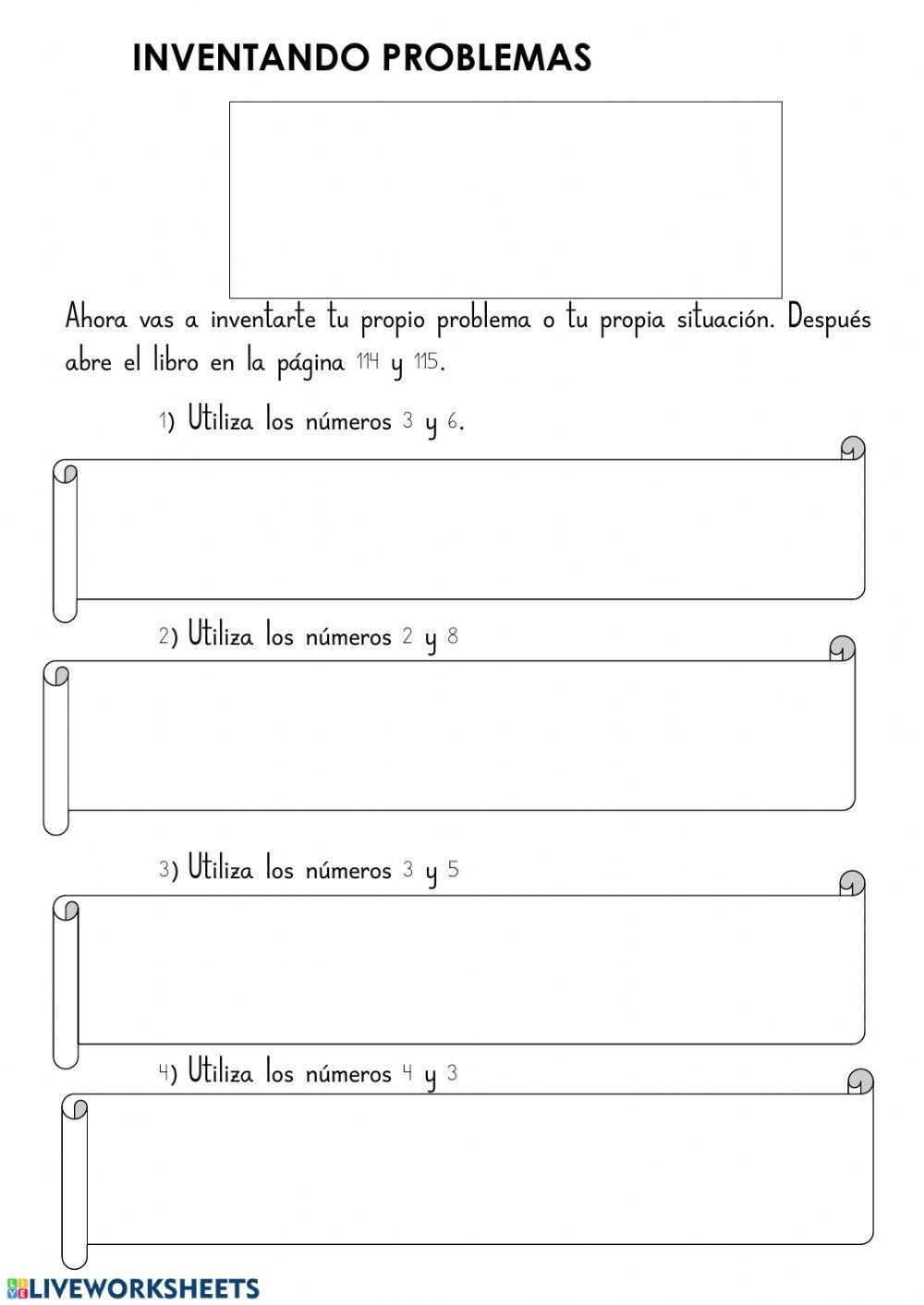 Inventando problemas