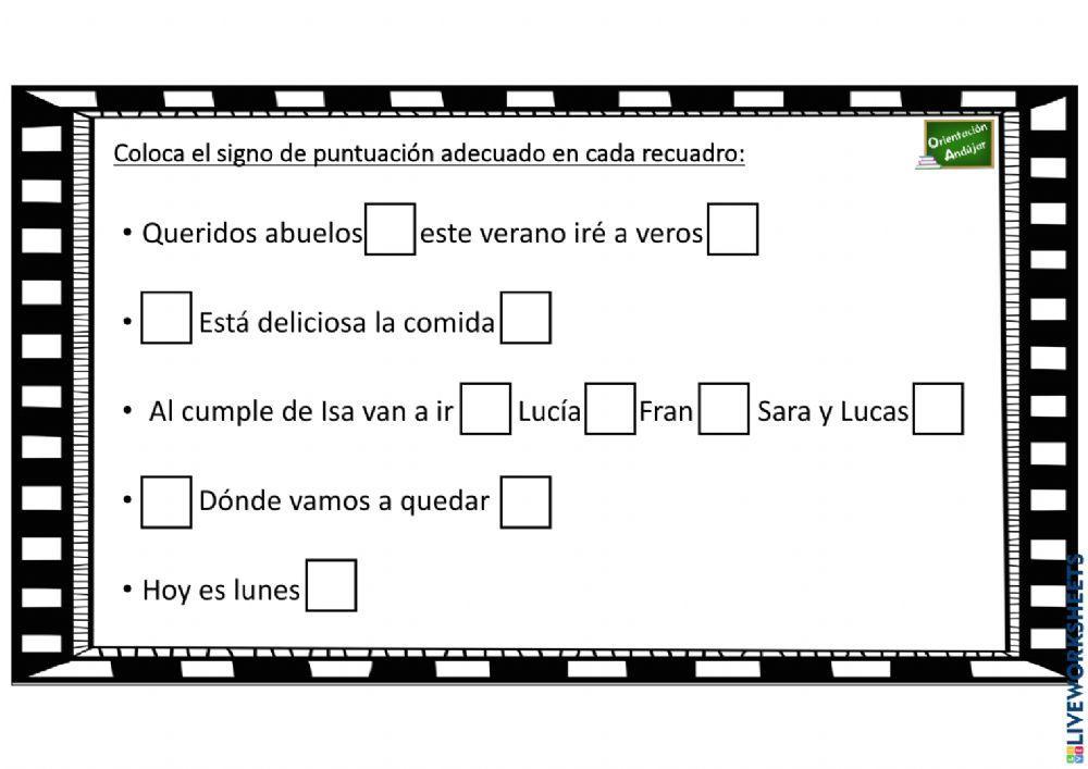 Signos de puntuación