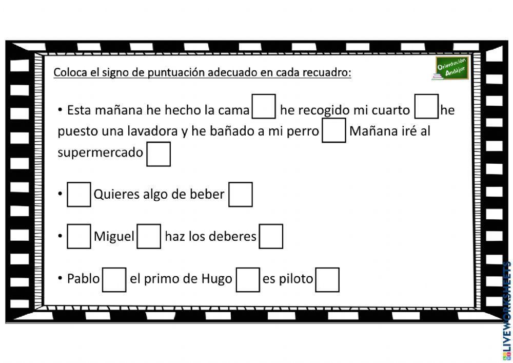 Signos de puntuación