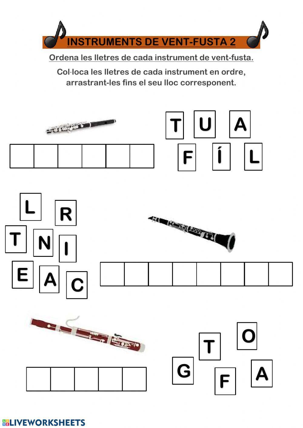 Vent-Fusta lletres desordenades