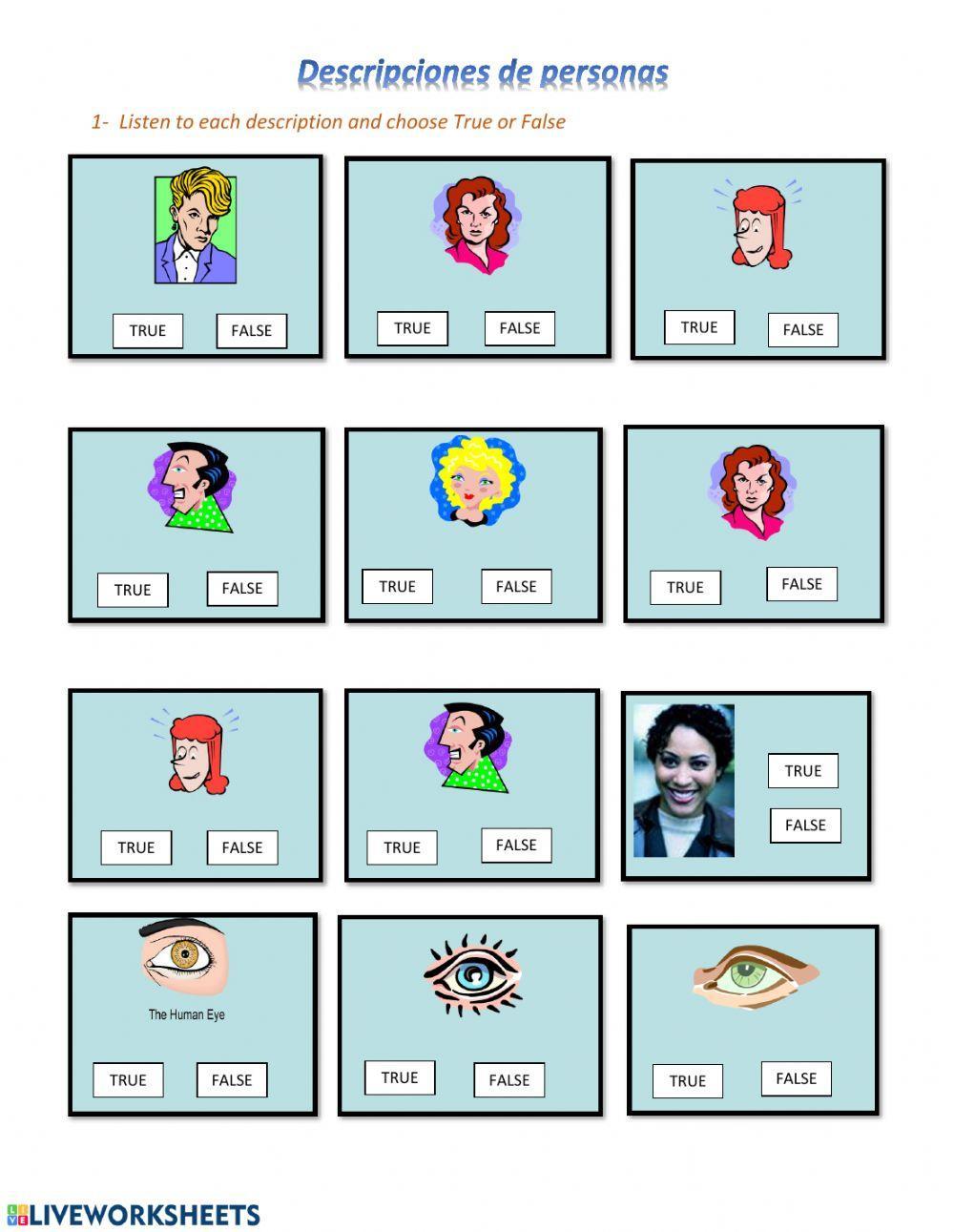 Descripciones de Personas