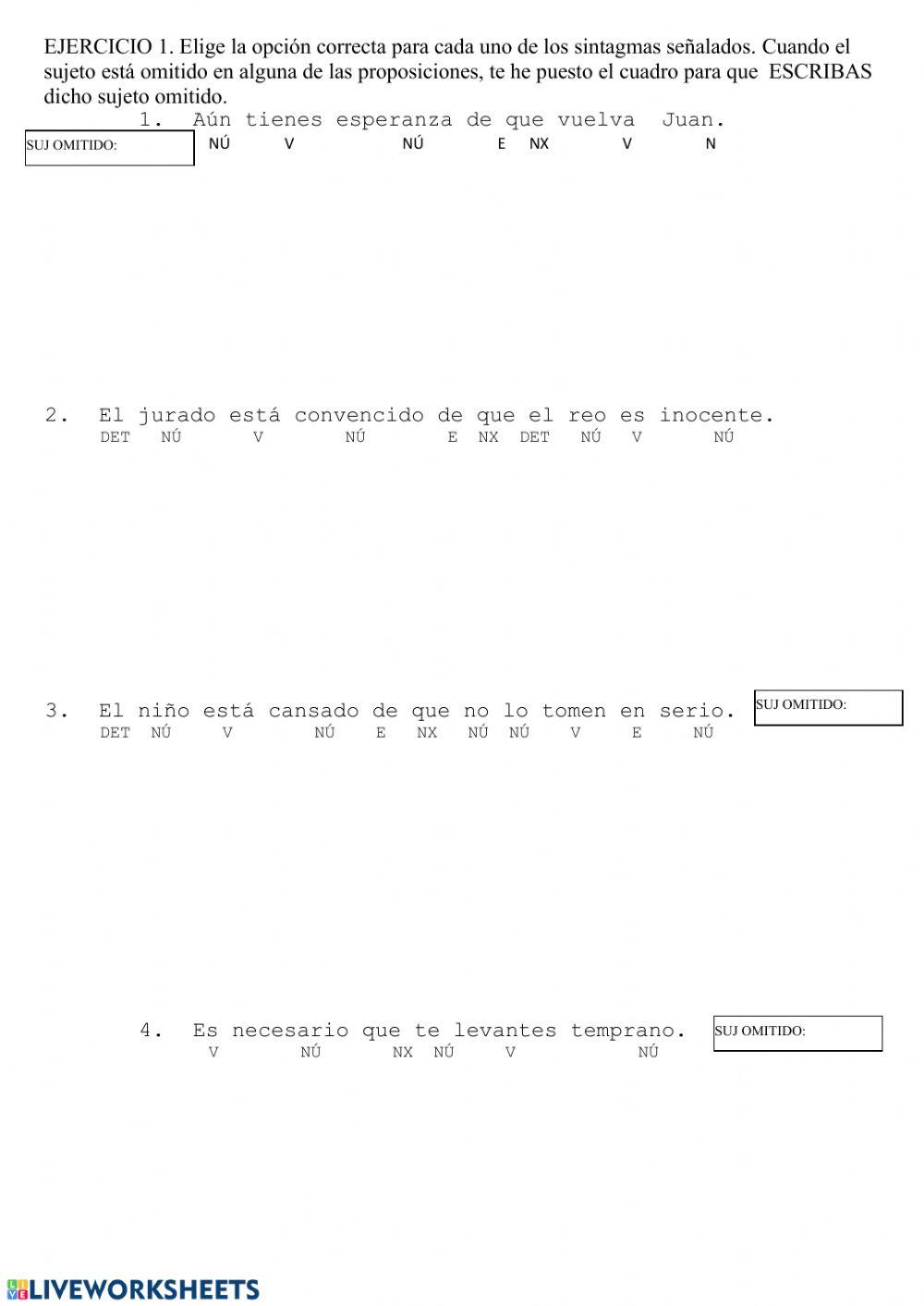 Subordinadas sustantivas 4