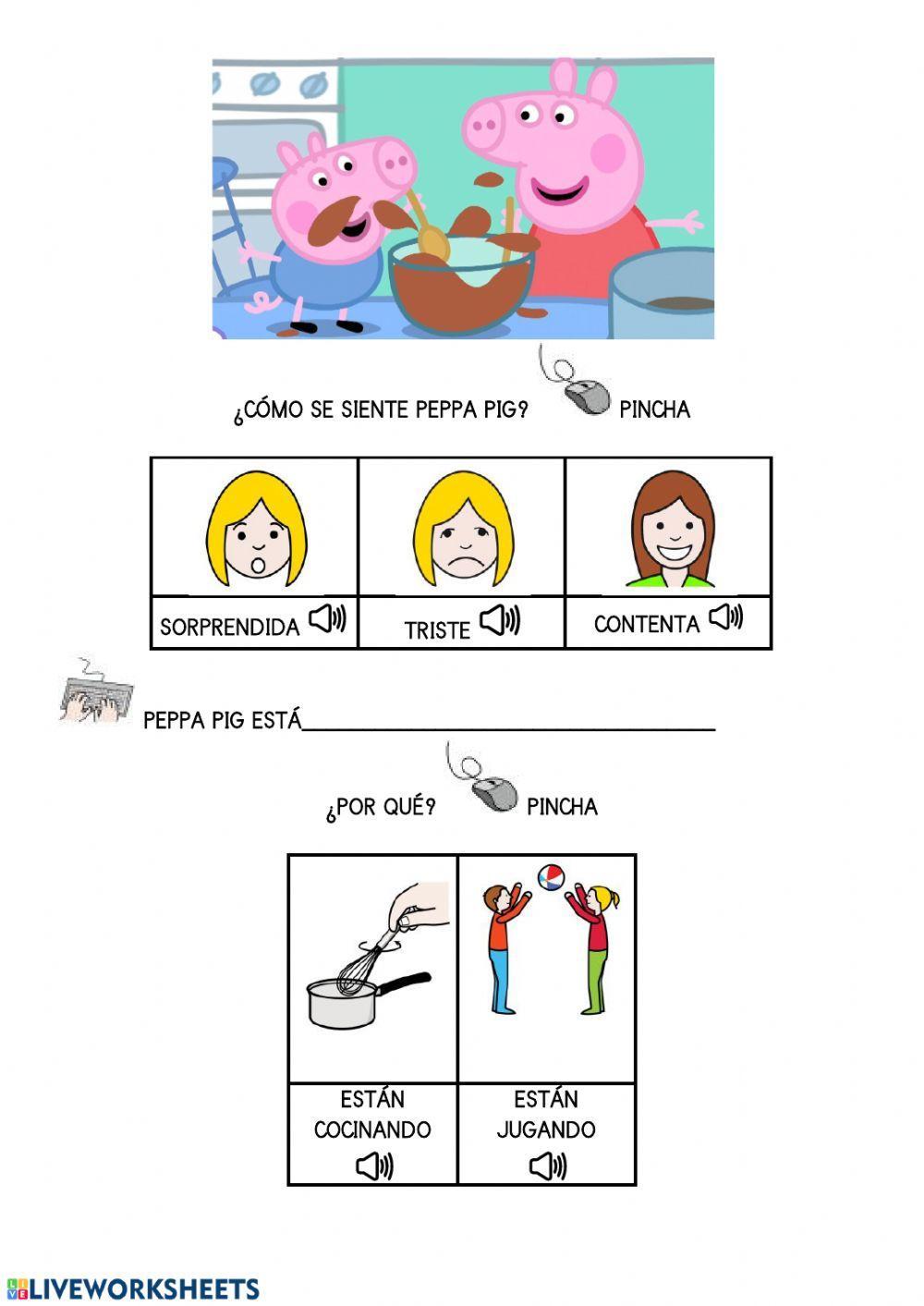 Señala la emoción y el por qué