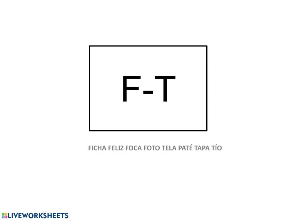 Lectoescritura F-T