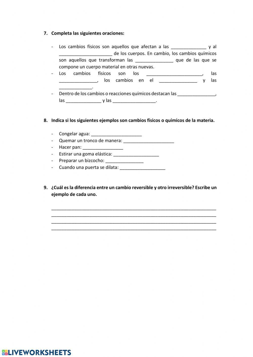 La matería y la energía