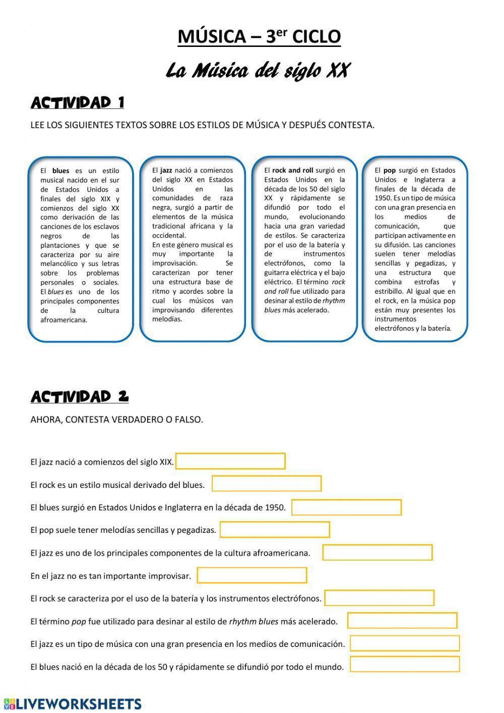 La Música del siglo XX
