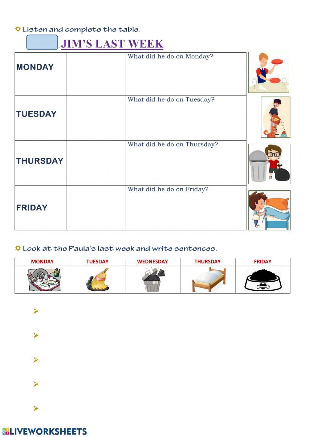 PAST TENSE - more irregular verbs - practice