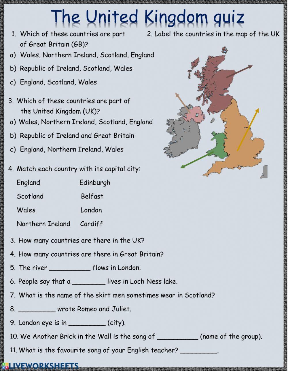 the UK quiz