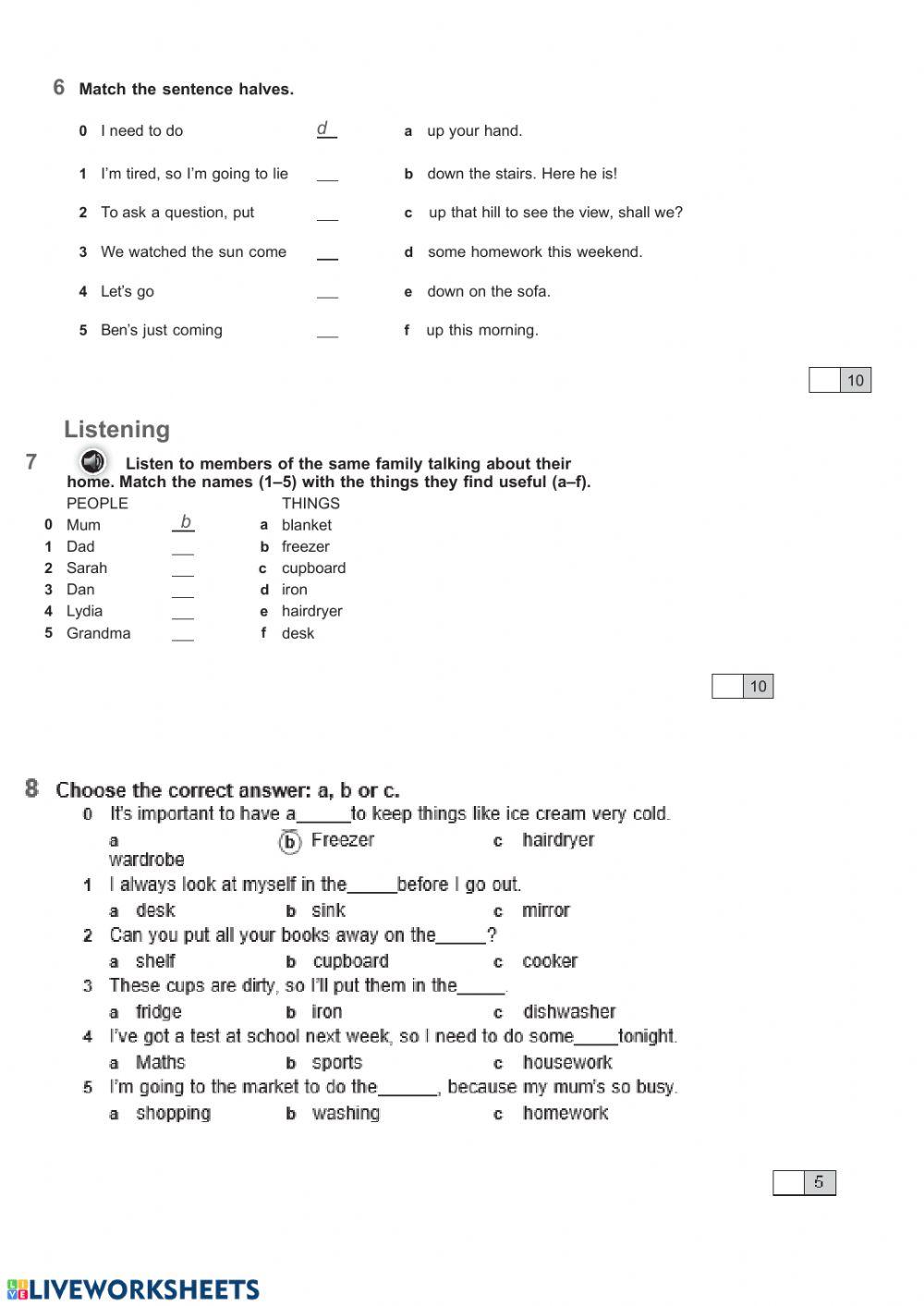 Nadide Yabancı Dil- 4th Unit Quiz