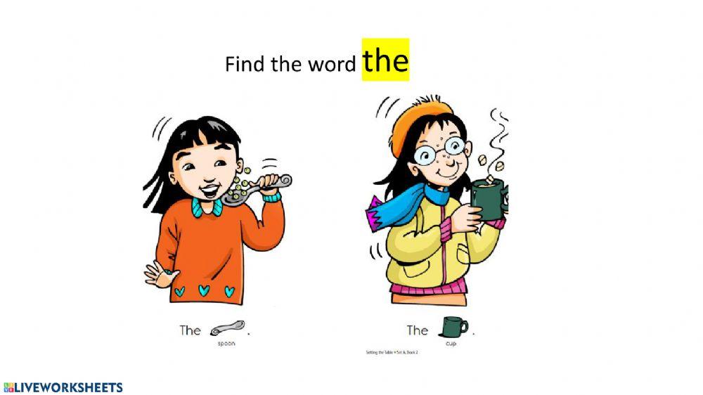 Sight Word -the-