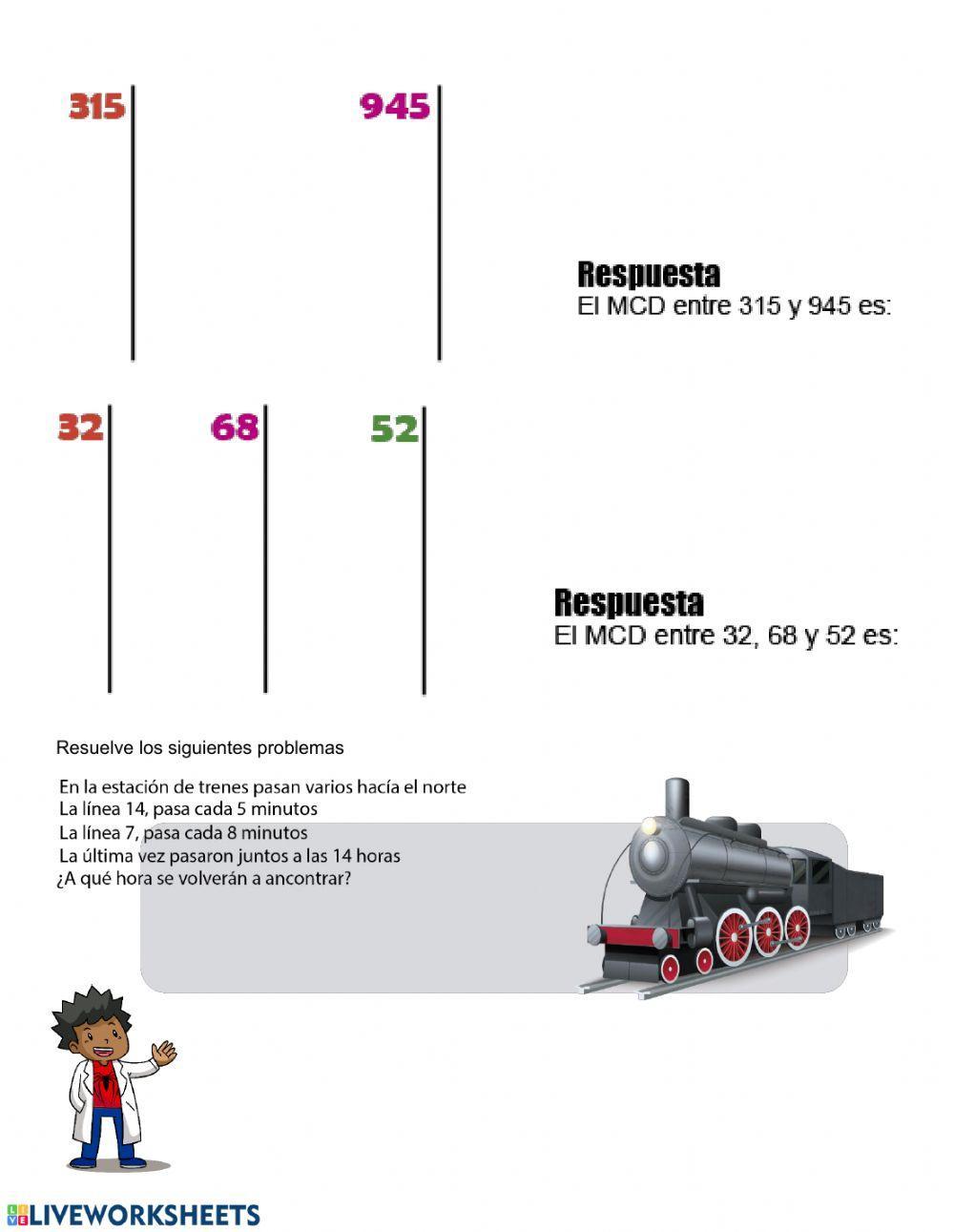 Máximo comun divisor