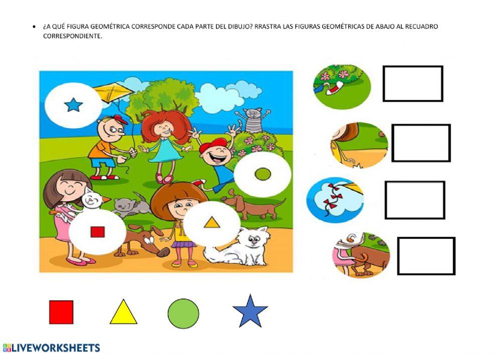 Coloca la figura en su lugar