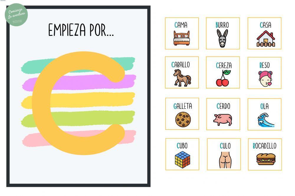 Empieza por... (B, C, D, F)