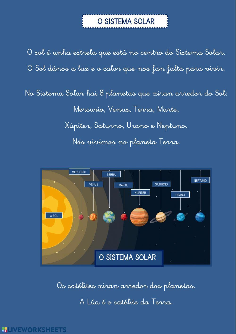 O SISTEMA SOLAR