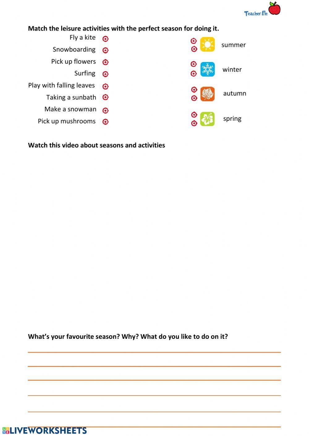 Physical Activity and seasons