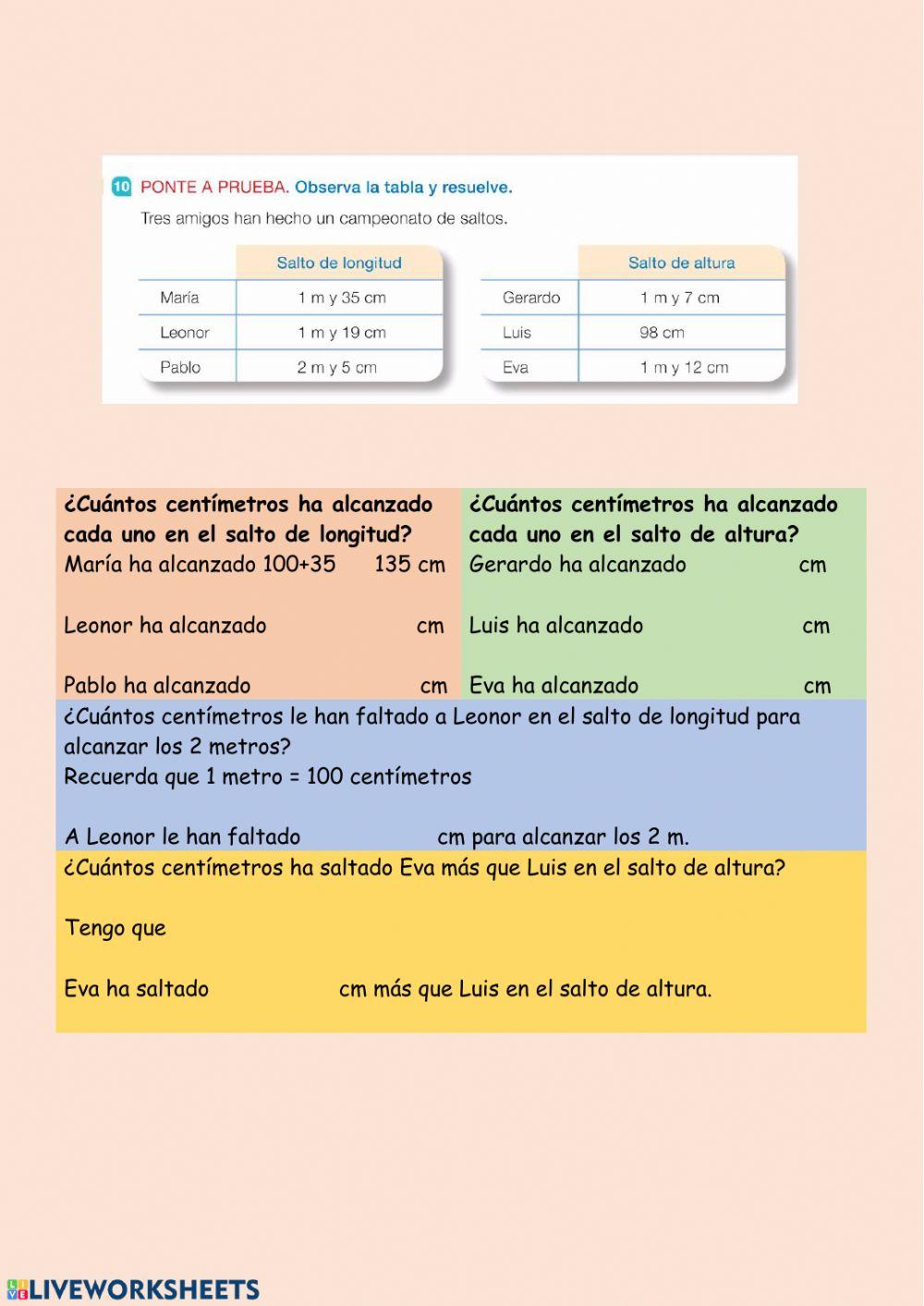 Unidades de longitud 3º