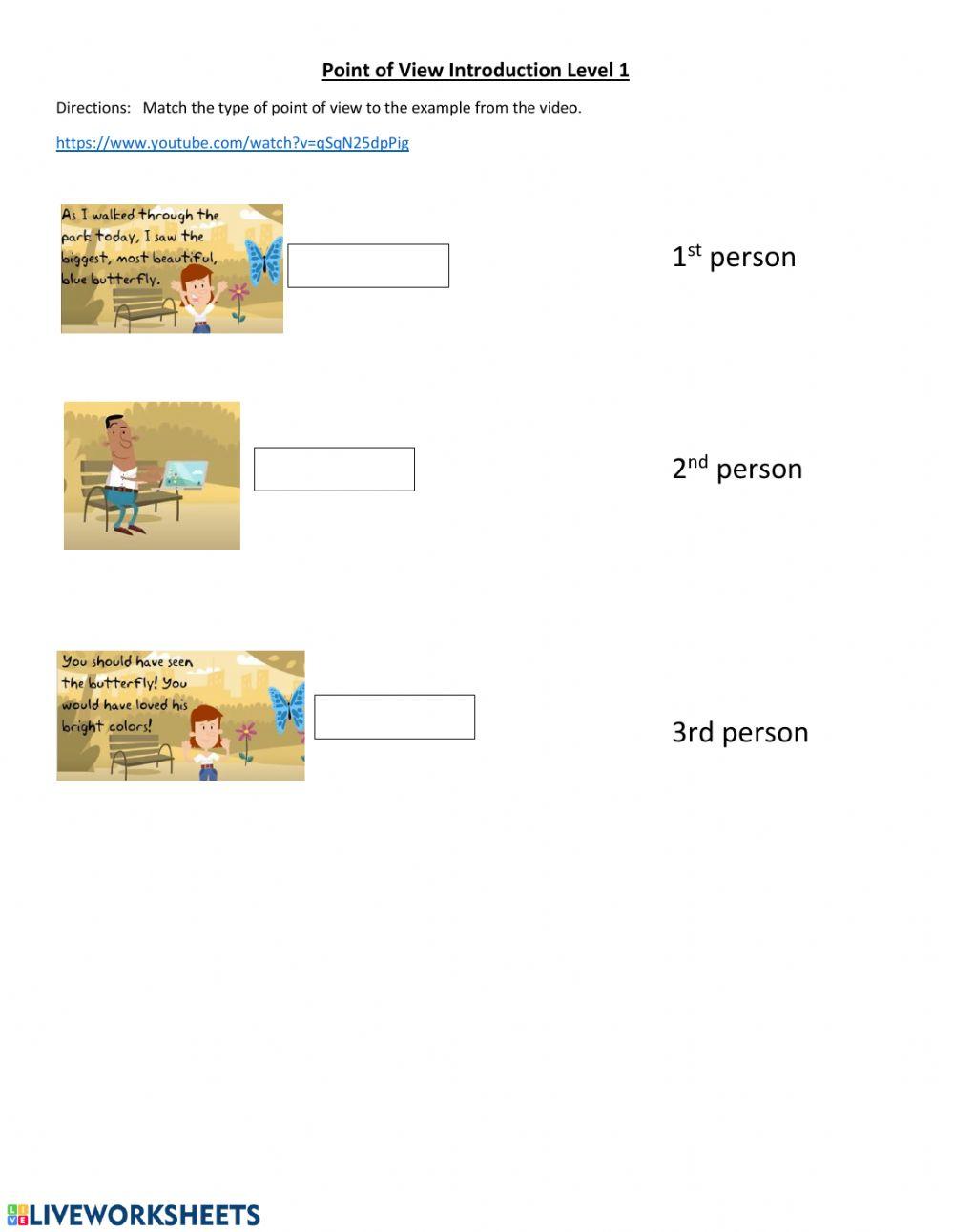 Point of View Introduction Level 1