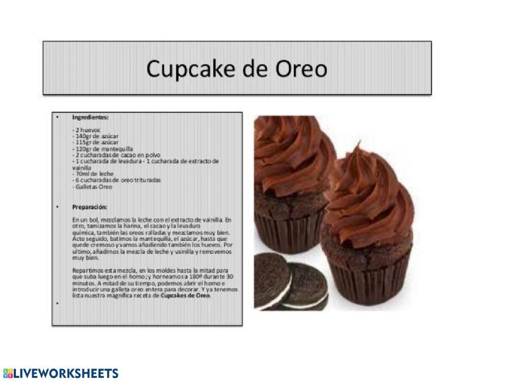 Receta de Cupcake