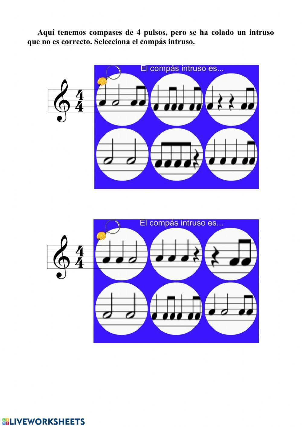 Lenguaje Musical: El compás