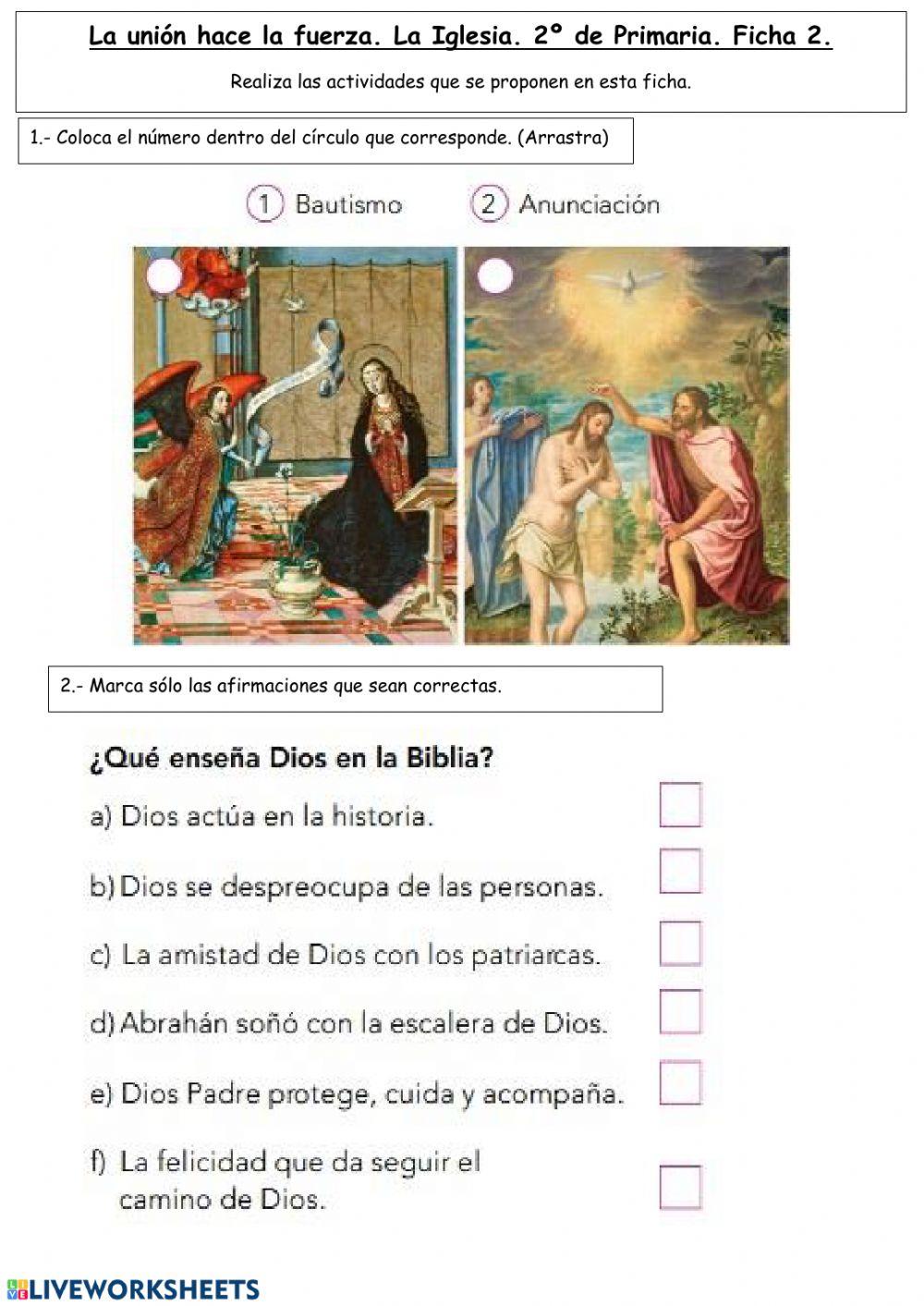 La unión hace la fuerza. La Iglesia. 2º de Primaria. Al-Ándalus