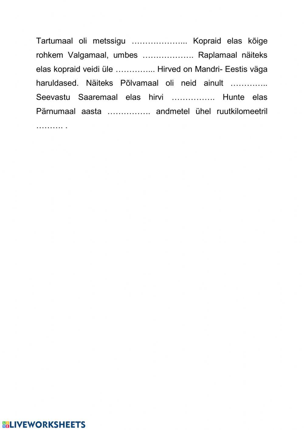 Arvud kümne tuhandeni.