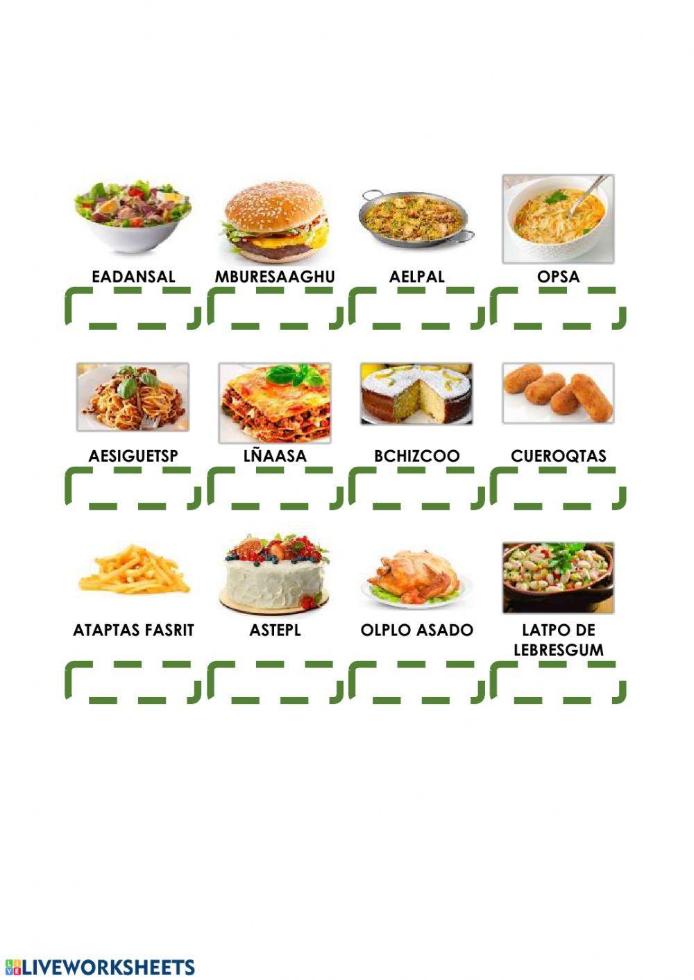 Alimentos y platos preparados