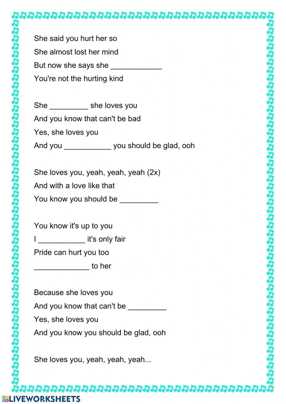 The Beatles - She loves you