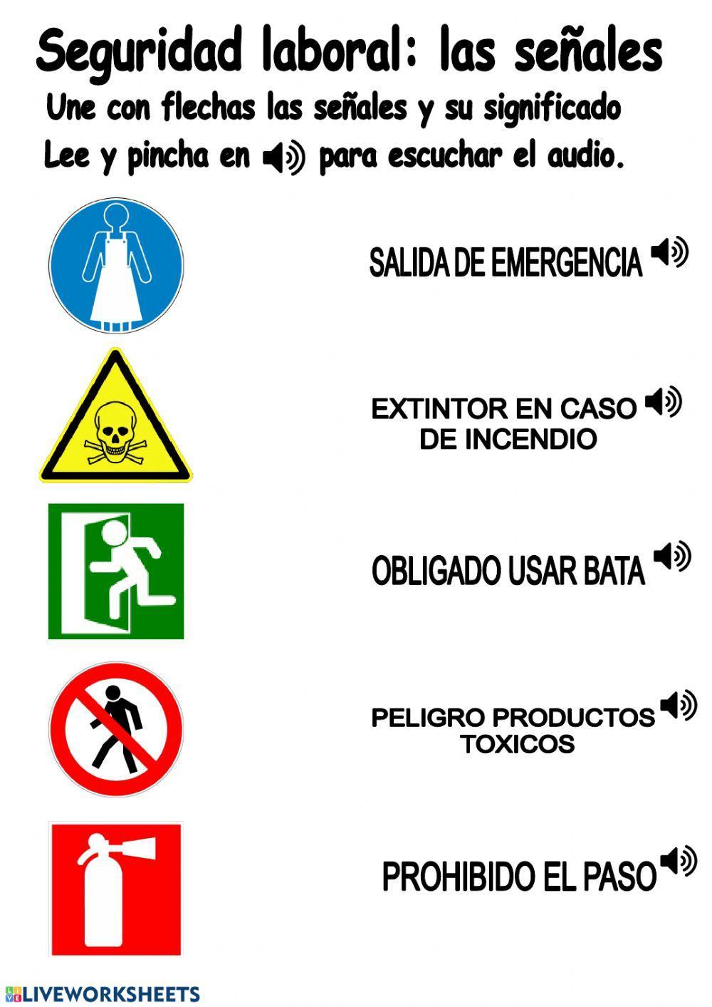 SEÑALES SEGURIDAD LABORAL