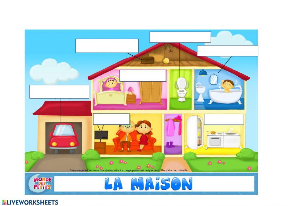 Les parties de la maison