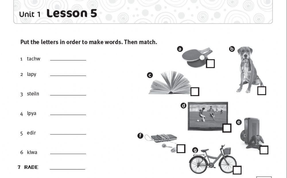 Free time activities