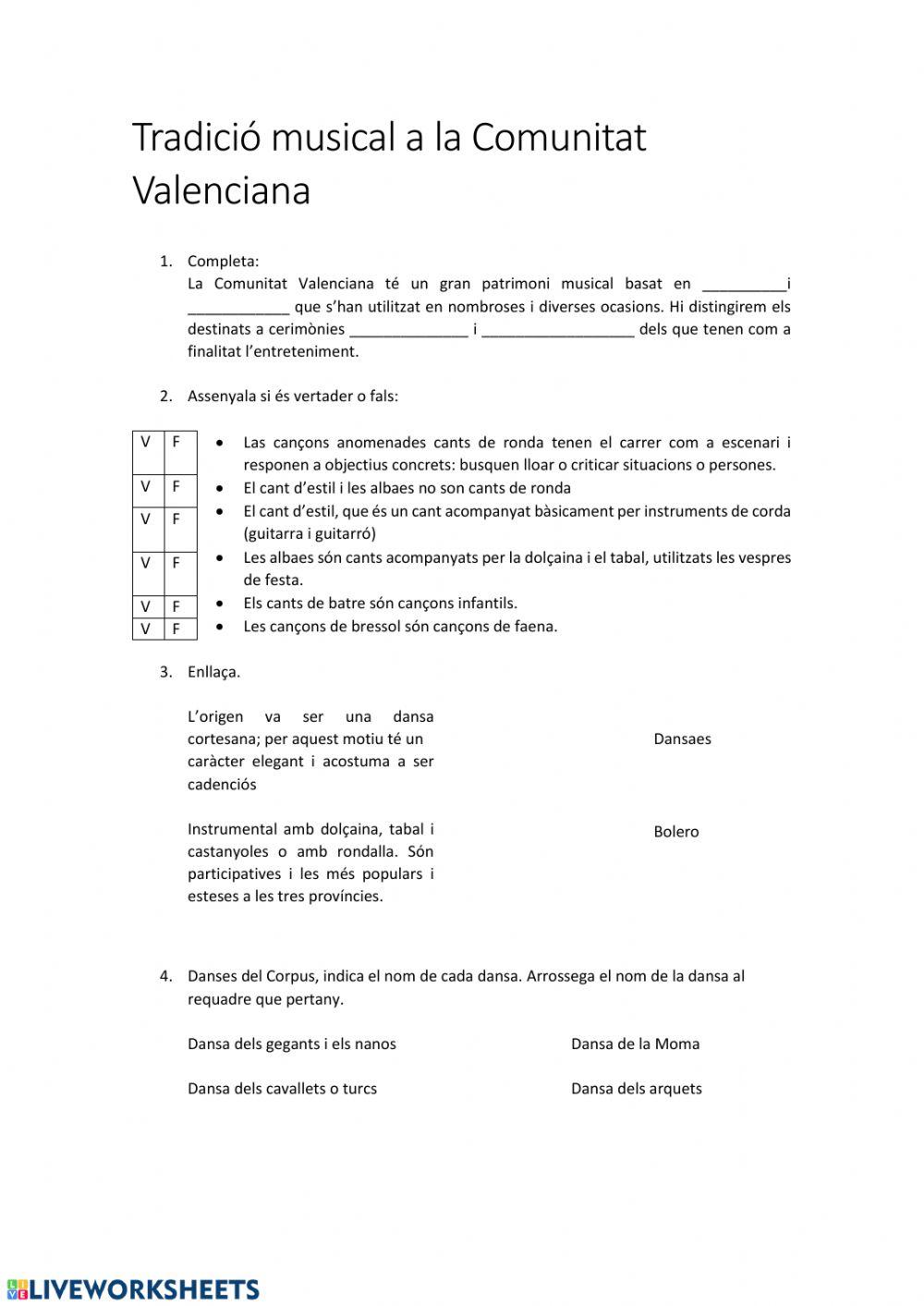 Música tradicional valenciana Música tradicional valenciana