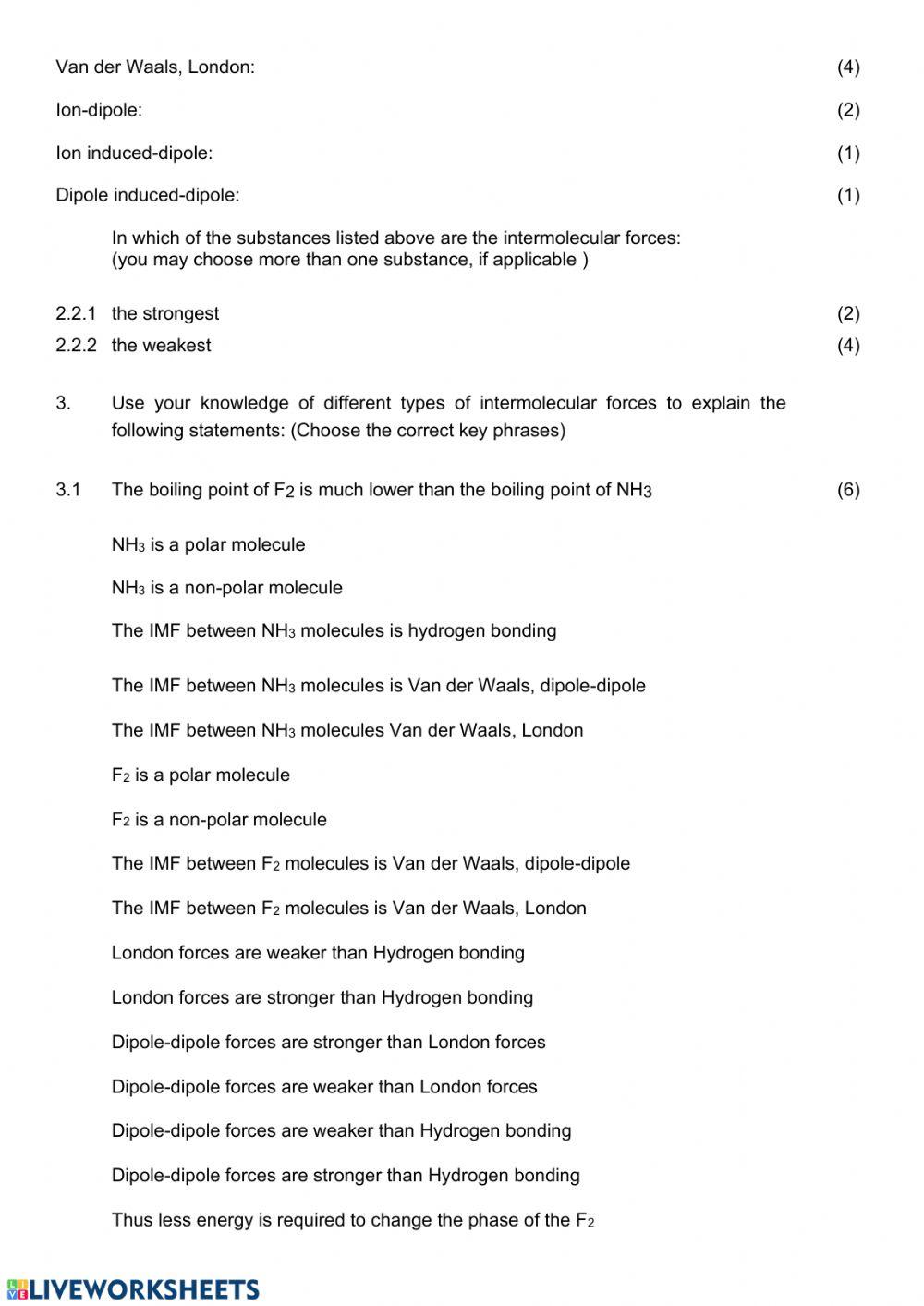Imf worksheet 5 worksheet live worksheets