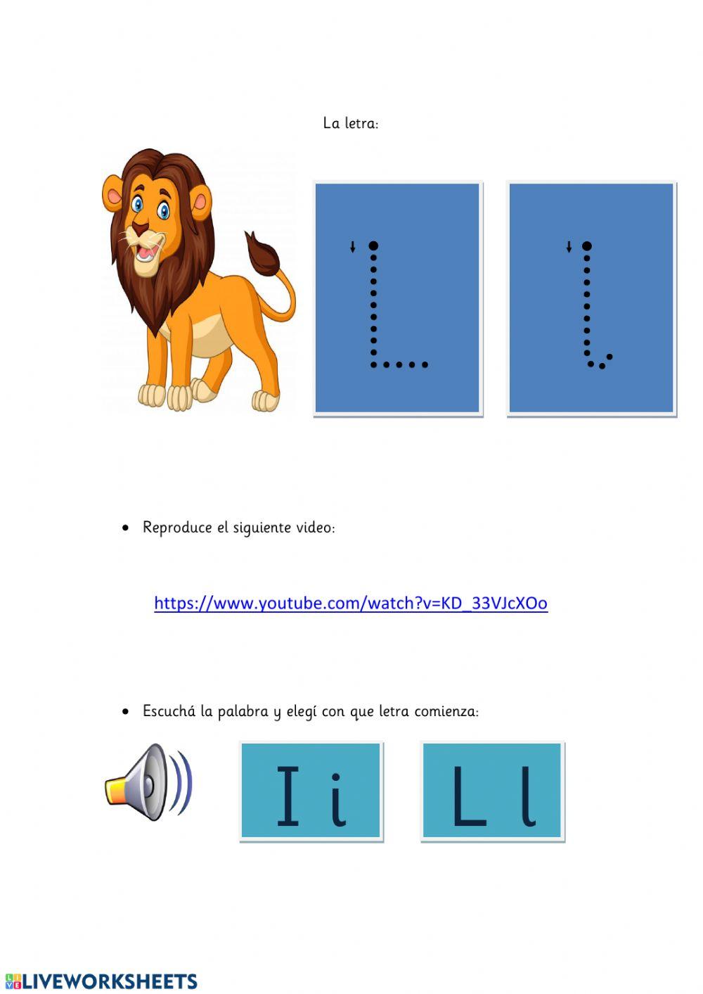Presentación letra L