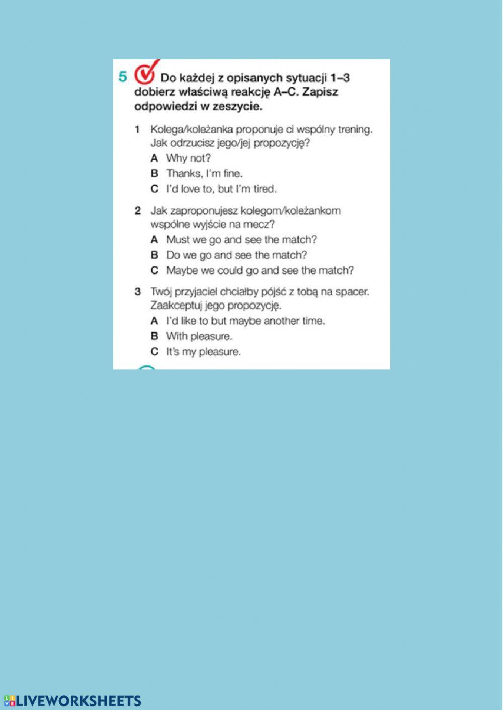 E8 functions - sport unit 10