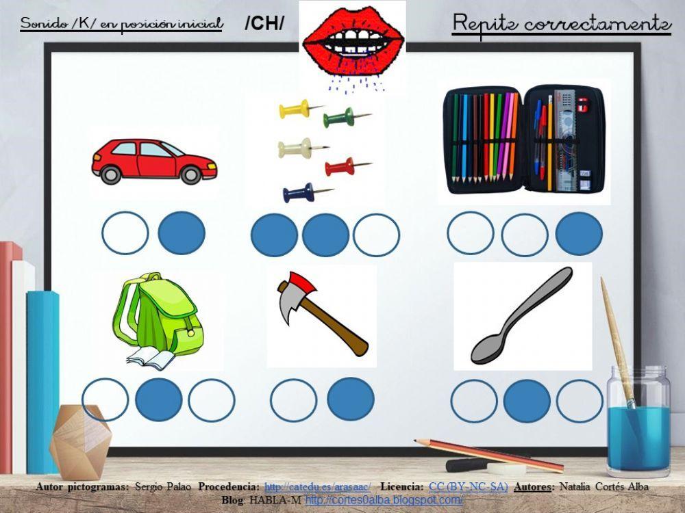 Fonema -ch- posición media