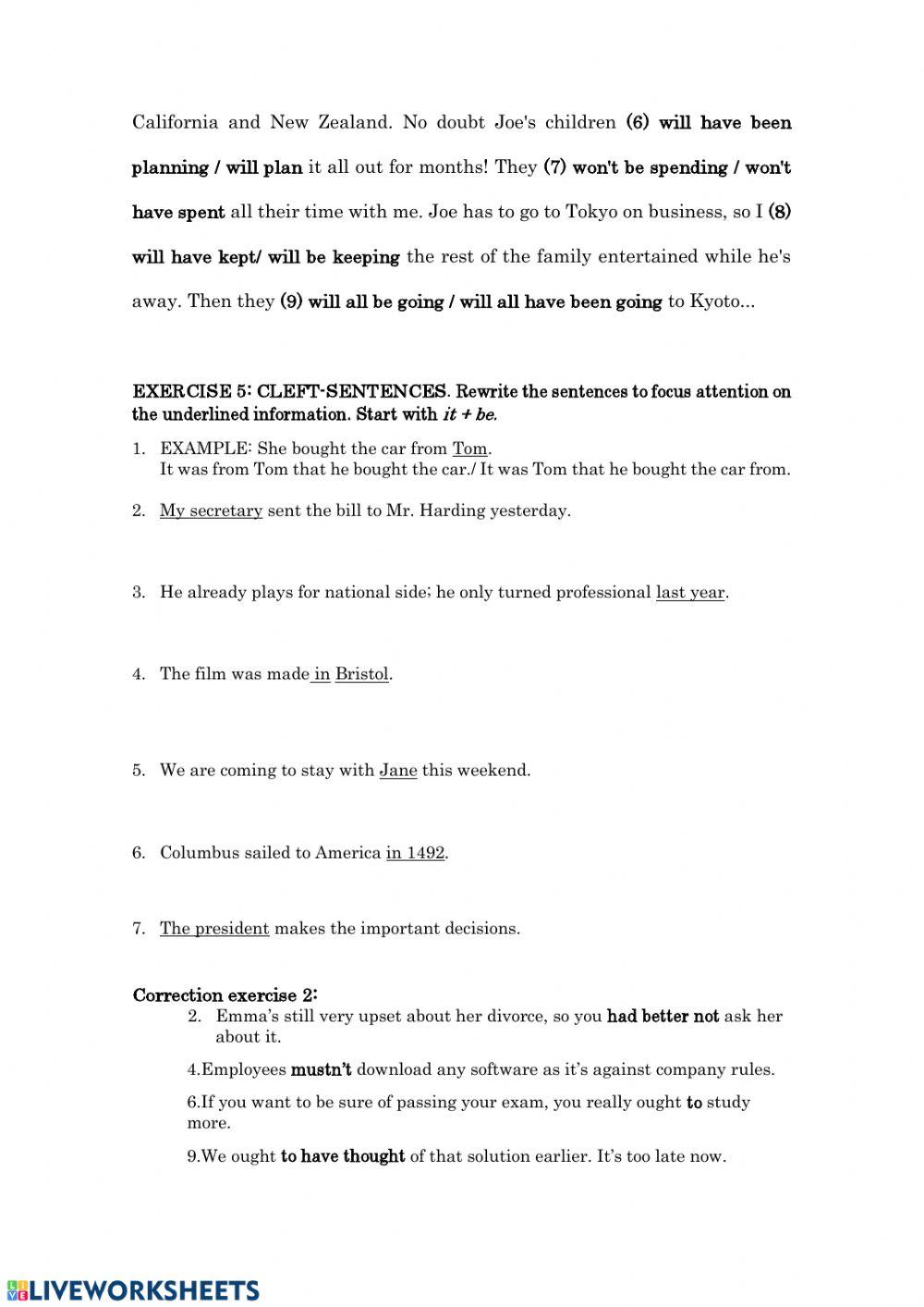 Revision test unit7-8
