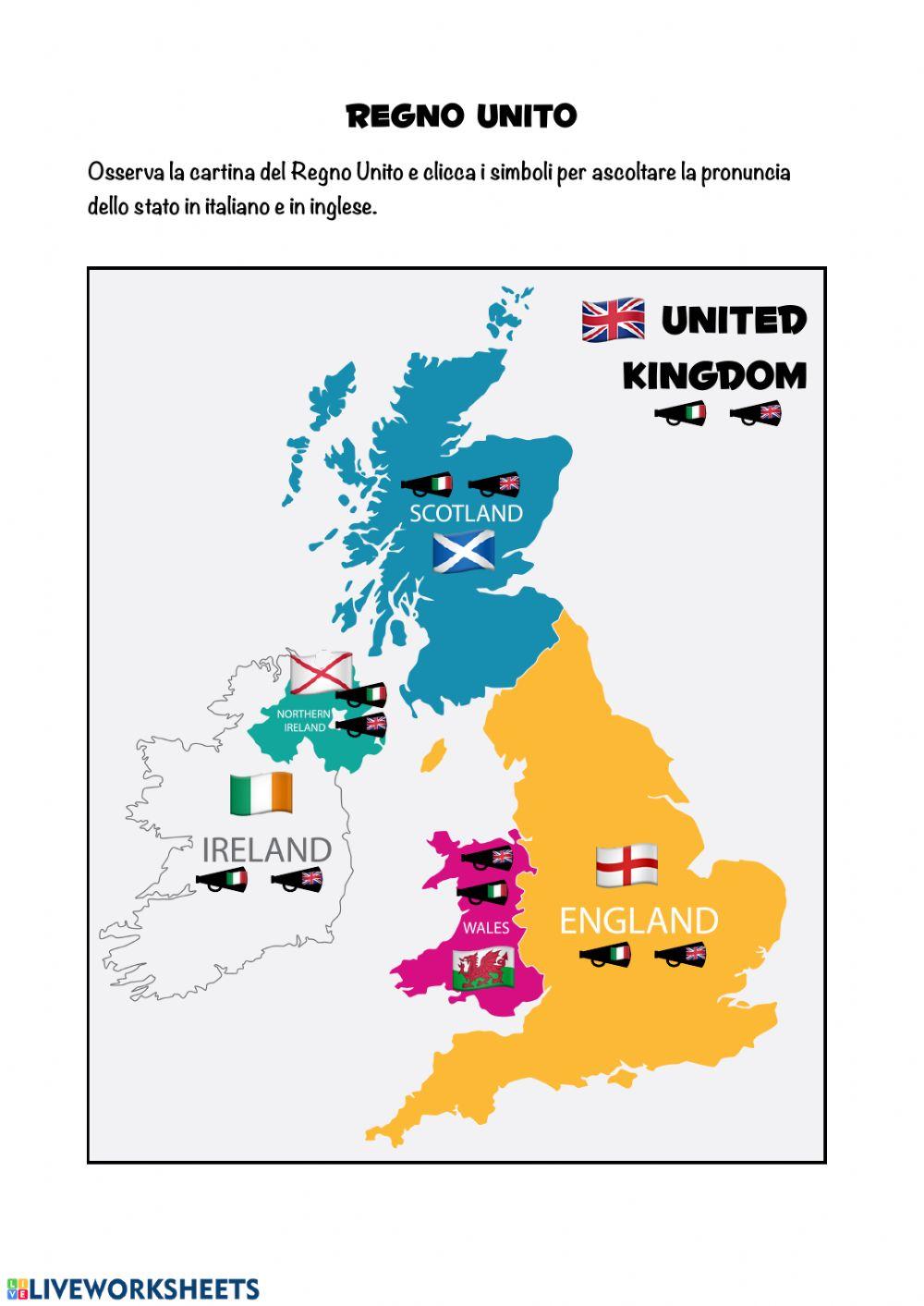 Gli stati del Regno unito