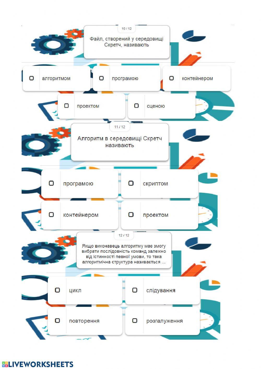 3 Алгоритми та програми