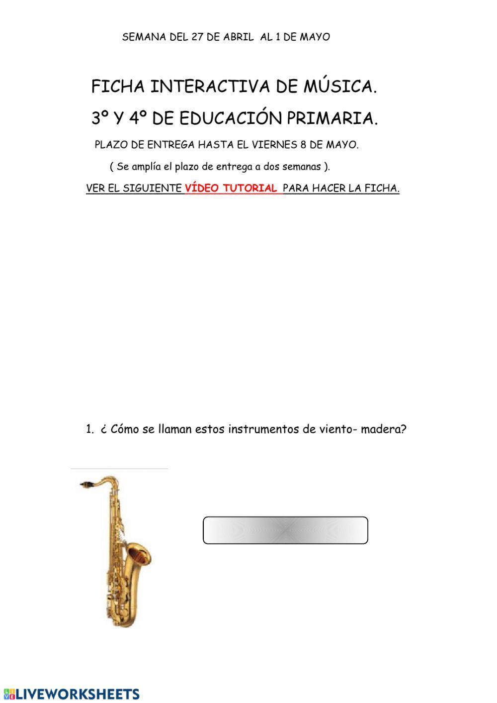 Los instrumentos de viento-madera