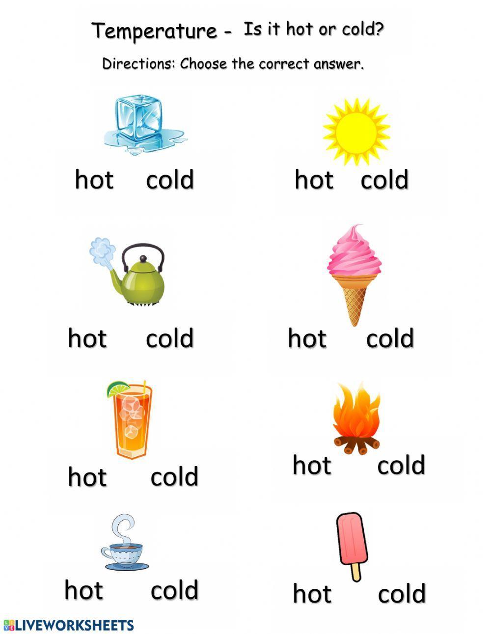 133651 Hot Or Cold Lilteach40 LiveWorksheets 133651 Hot Or Cold Lilteach40 LiveWorksheets