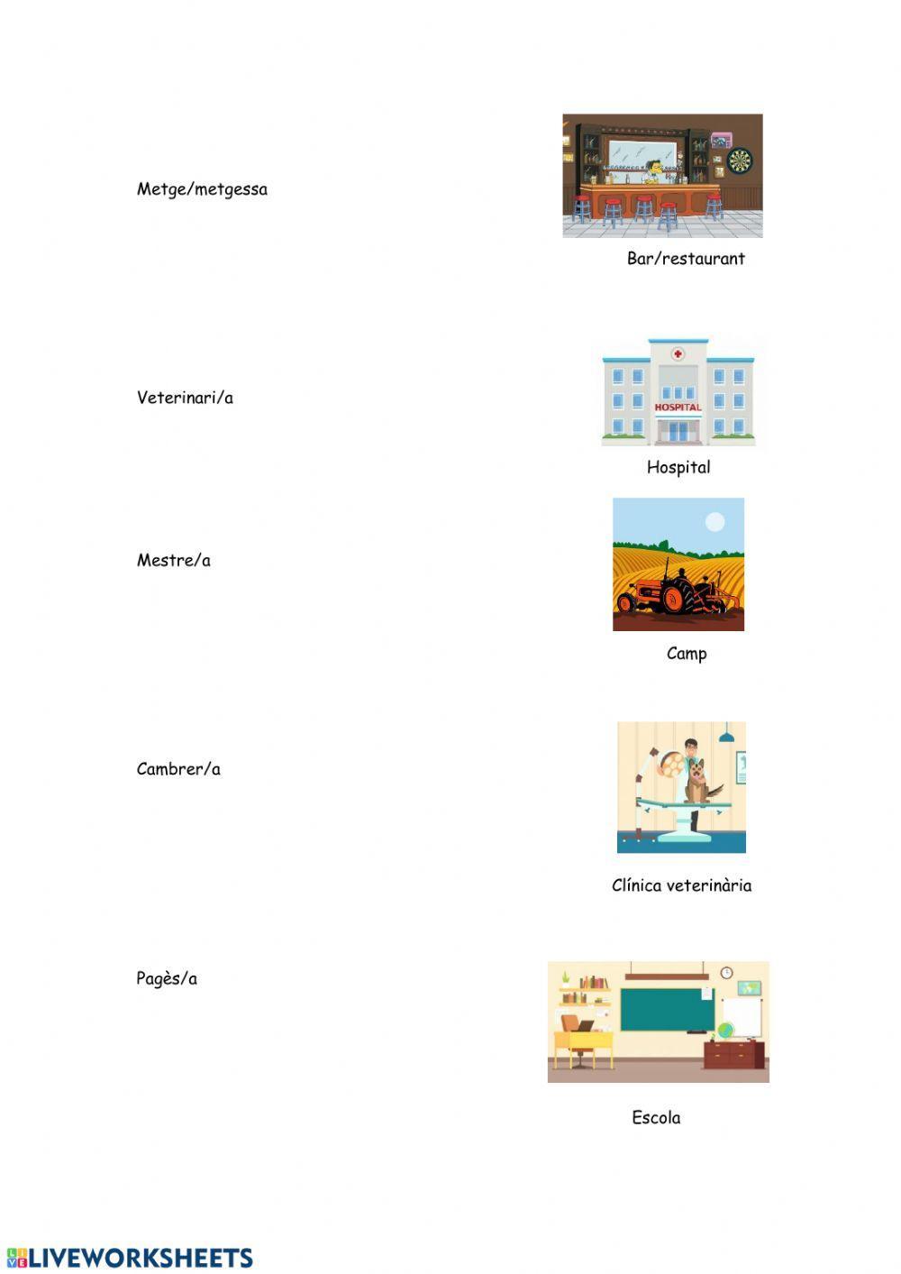 Oficis i llocs de treball