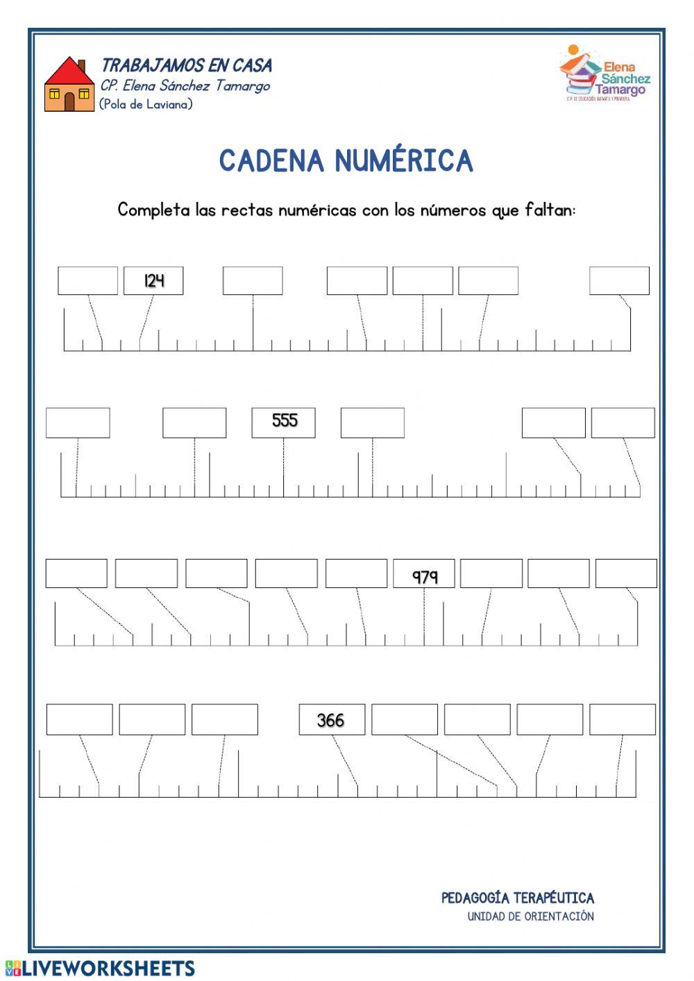 Cadena numérica