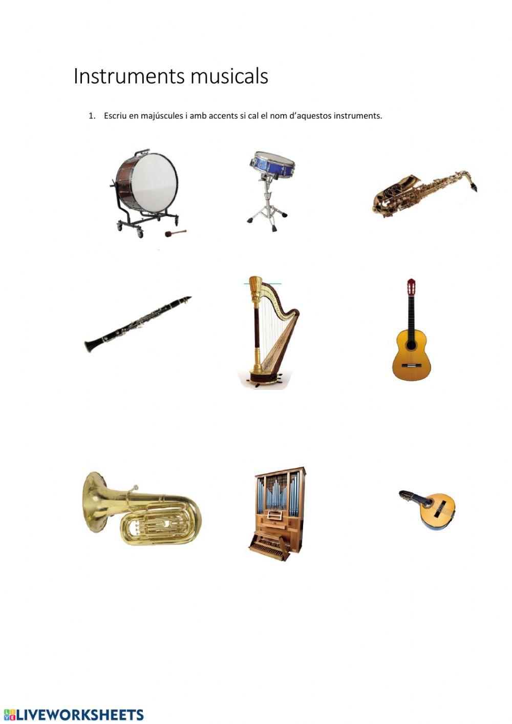 Instruments musicals