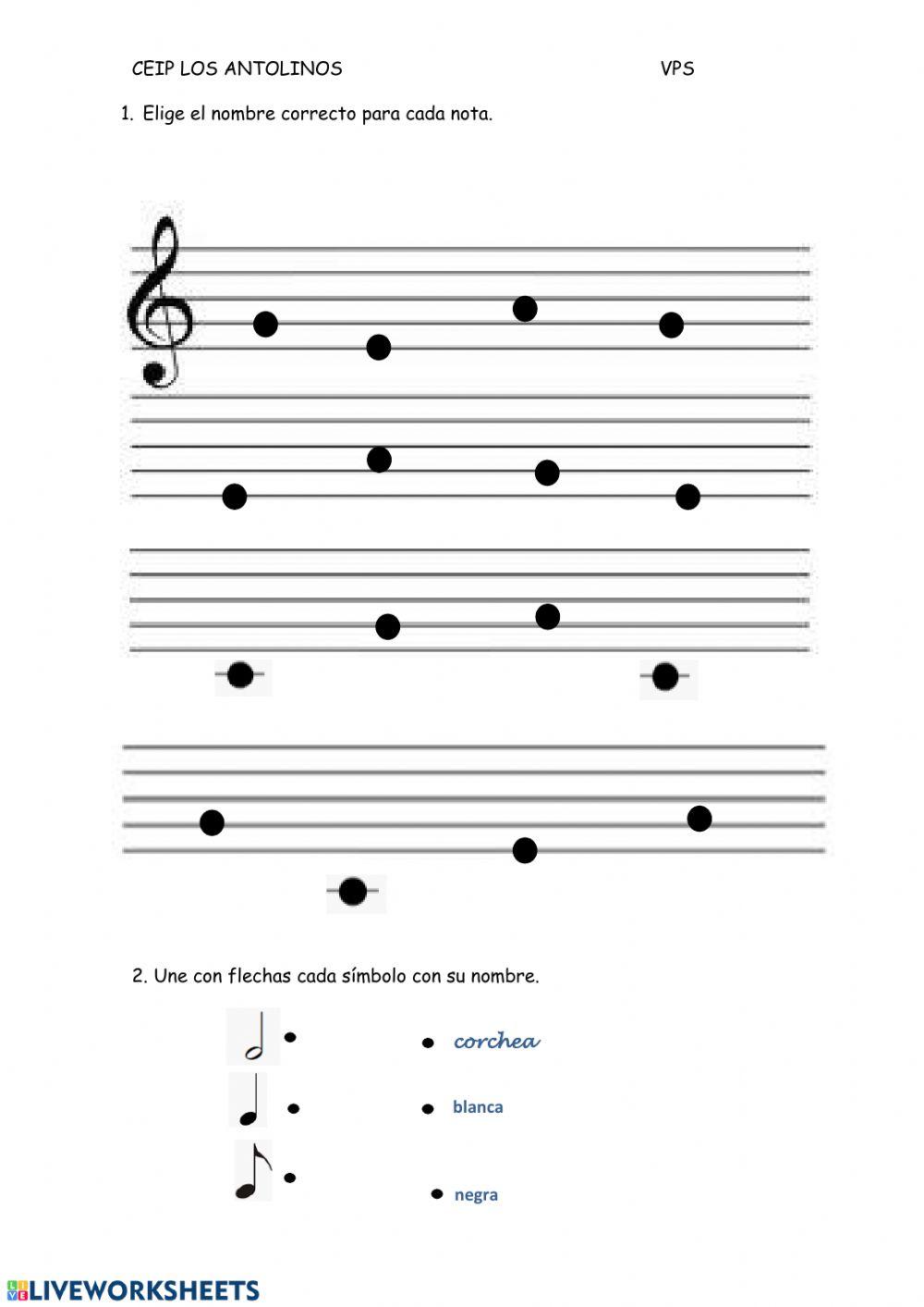 Notas musicales