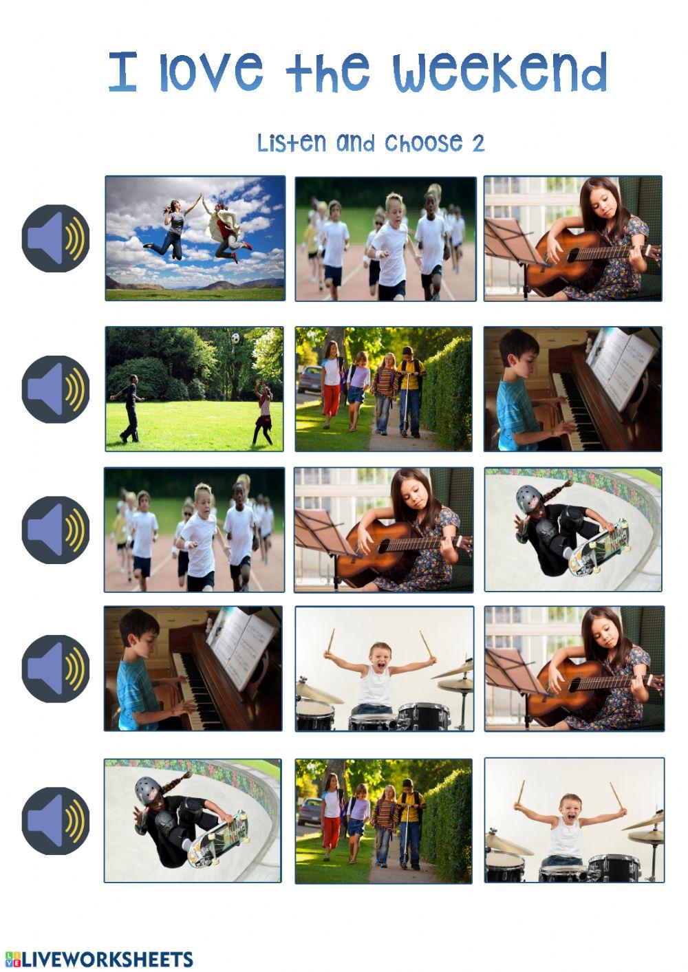 Free time activities